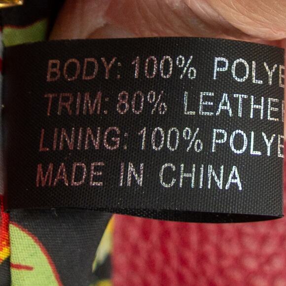 Vintage Y2K Purse MAXX NEW YORK Red Canvas Leather Tote Shoulder Bag Handbag - Picture 13 of 13